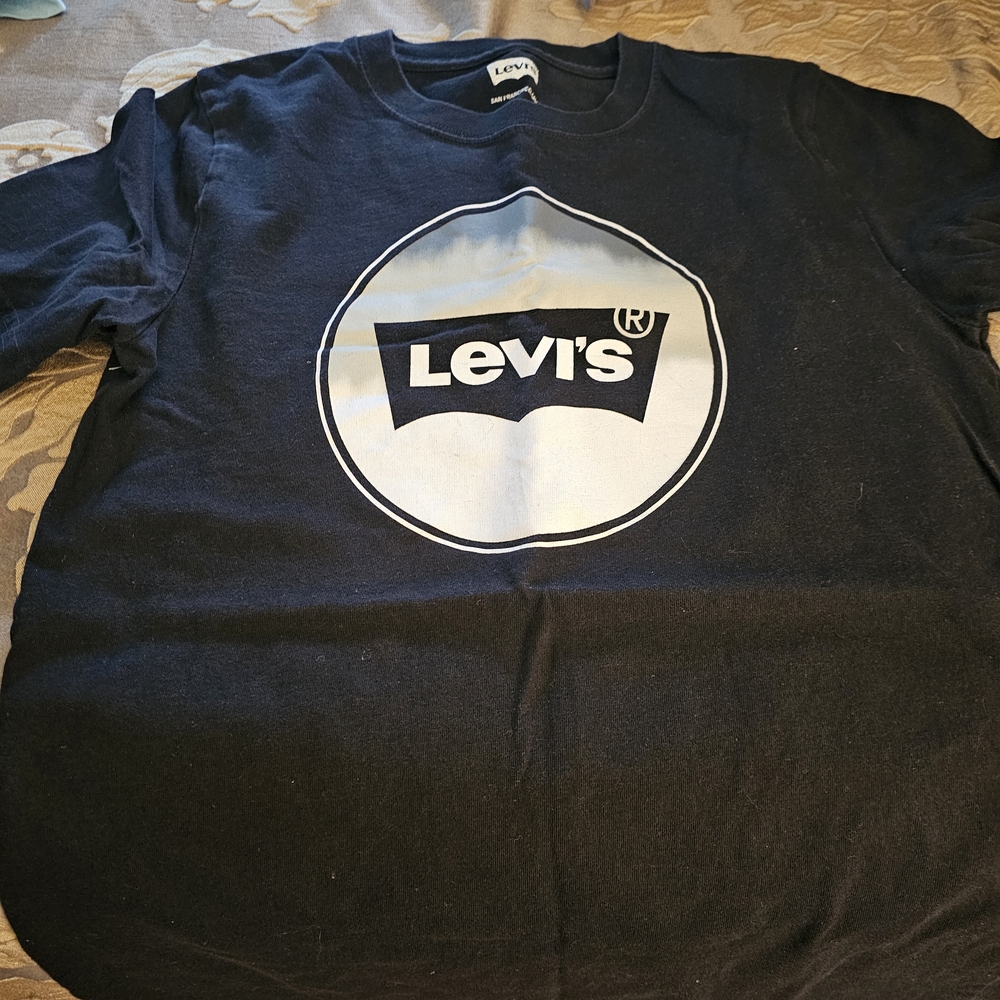 Levi's Black Short Sleeve Tee Casual Style